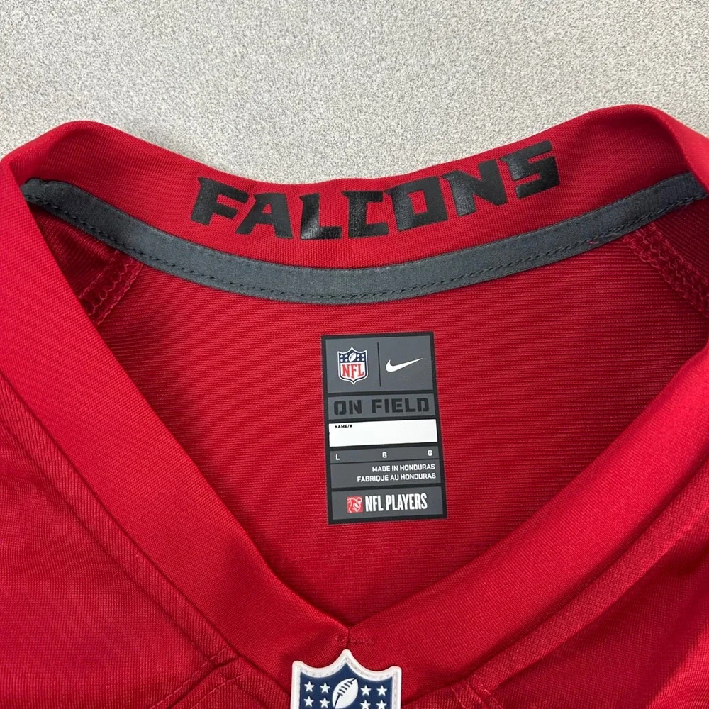 Nike Atlanta Falcons Jersey Women L Red‎ Black Matt Ryan 2 Gradient NFL On Field